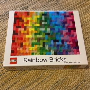 Lego rainbow bricks puzzle